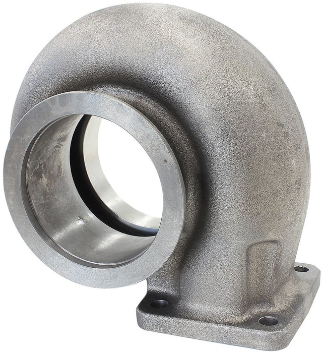 Aeroflow Performance Suit 7588 or 8888 B/W Style With T4 Mount, 1.25 A/R, Cast Iron Boosted 1.25 A/R T4 Inlet & V-Band Outlet Turbo Exhaust Housing, Suits Boosted 7 Autofit