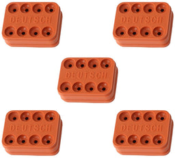 Aeroflow Performance Suit 8 Pin Connector With 14 AWG Wire, 5-Pack Replacement WeatherTight Wire Seal AF49-9043 Autofit