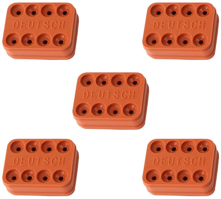 Aeroflow Performance Suit 8 Pin Connector With 14 AWG Wire, 5-Pack Replacement WeatherTight Wire Seal AF49-9043 Autofit