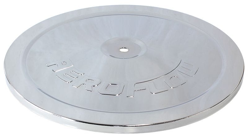 Aeroflow Performance Suit 9" O.D Filter, Steel Chrome Finish Air cleaner Top Plate Only AF2851-0922 Autofit