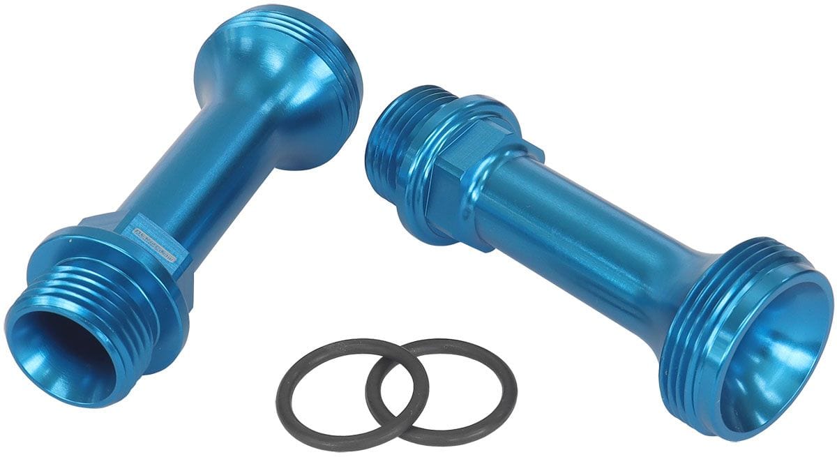 Aeroflow Performance Suit Adjustable Fuel Log (AF64-2037), -8ORB for Holley Carburettors, Replacement Billet Adjustable Fuel Log Legs AF59-2136 Autofit