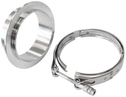 Aeroflow Performance Suit Aeroflow Turbo's With 3-25/64" (86.2mm) I.D Flange Boosted Turbine Outlet 4.61" O.D Stainless Steel V-Band Kit AF8080-1026 Autofit