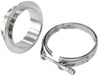 Aeroflow Performance Suit Aeroflow Turbo's With 3-25/64" (86.2mm) I.D Flange Boosted Turbine Outlet 4.61" O.D Stainless Steel V-Band Kit AF8080-1026 Autofit