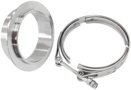 Aeroflow Performance Suit Aeroflow Turbo's with 3.34" I.D Flange Boosted Turbine Outlet 4.61" O.D Stainless Steel V-Band Kit AF8080-1027 Autofit