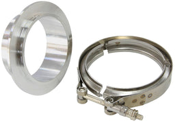Aeroflow Performance Suit Aeroflow Turbo's With 4" I.D Flange Boosted Compressor Outlet 4.21" O.D Aluminum V-Band Kit AF8080-1007 Autofit