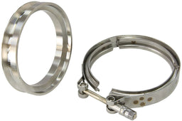 Aeroflow Performance Suit Aeroflow Turbo's With 4" I.D Flange Boosted Turbine Outlet 4.24" O.D Stainless Steel V-Band Kit AF8080-1004 Autofit