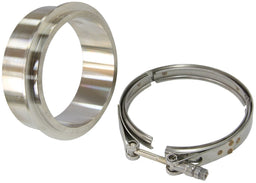 Aeroflow Performance Suit Aeroflow Turbo's With 5" I.D Flange Boosted Turbine Outlet 5.15" O.D Stainless Steel V-Band Kit AF8080-1008 Autofit