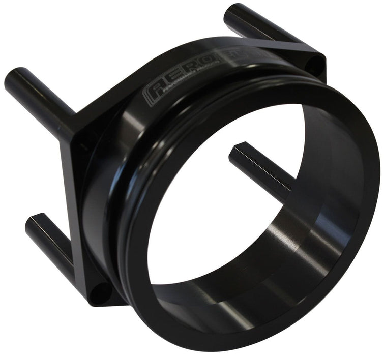 Aeroflow Performance Suit AF64-2272 and AF64-2272BLK Throttle Body 95mm Throttle Body Intercooler Adapter - Black Finish AF64-2272BLK Autofit