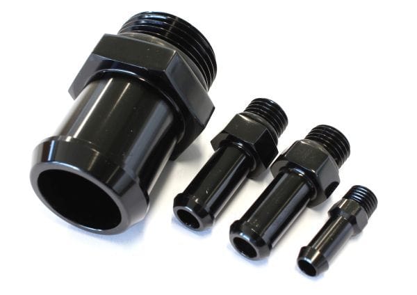 Aeroflow Performance Suit AF77-1022BLK, Black Finish Replacement Fittings for Ford BA/BF Radiator Overflow Tanks AF59-1022BLK Autofit