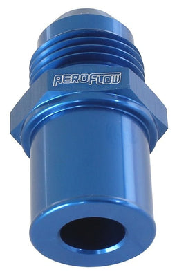 Aeroflow Performance Suit BA-FG Ford Falcon Press In Rear Valve Cover Breather Adapter -8AN Blue (19mm O.D) AF708-08R Autofit