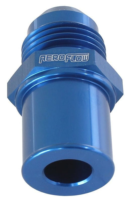 Aeroflow Performance Suit BA-FG Ford Falcon Press In Rear Valve Cover Breather Adapter -8AN Blue (19mm O.D) AF708-08R Autofit