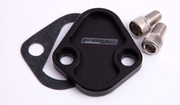 Aeroflow Performance Suit BB Chev, Ford 289-351W, SB, BB Billet Fuel Pump Block-Off Plate - Black AF64-2027BLK Autofit