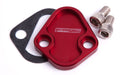 Aeroflow Performance Suit BB Chev, Ford 289-351W, SB, BB Billet Fuel Pump Block-Off Plate - Red AF64-2027R Autofit