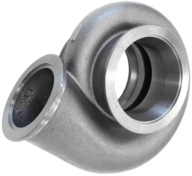 Aeroflow Performance Suit Boosted 8077 Turbo's With V-Band Inlet/Outlet, 1.16 A/R, Cast Ir Boosted 1.16 A/R Dual V-Band Turbo Exhaust Housing, Suits Boosted 8077 Turbochar Autofit