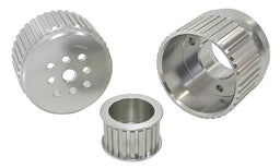 Aeroflow Performance Suit Chev Small Block and Big Block V8 with Long Water Pump Chevrolet Gilmer Drive Kit (Belt not included) - Silver Finish AF64-3001 Autofit