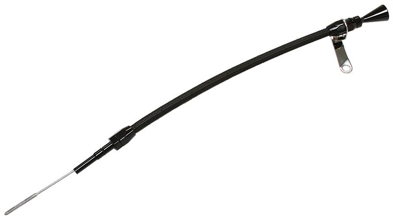 Aeroflow Performance Suit Chevy LS Series Stainless Steel Flexible Engine Dipstick - Black AF64-2111BLK Autofit