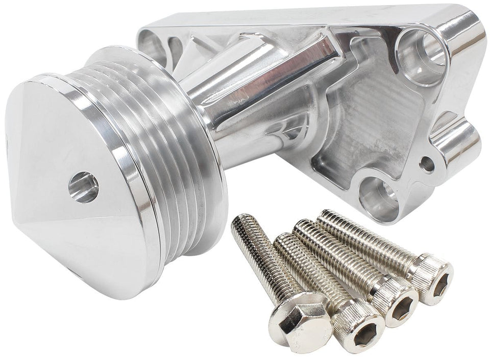 Aeroflow Performance Suit Early VT-VZ and VE-VF Belt Lines GM LS Power Steer Delete Idler Bracket - Polished AF64-4367 Autofit