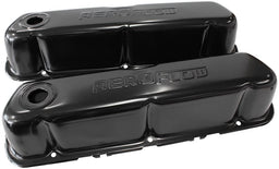Aeroflow Performance Suit Ford 289-302-351 Windsor With Aeroflow Logo Black Steel Valve Covers AF1822-5002 Autofit