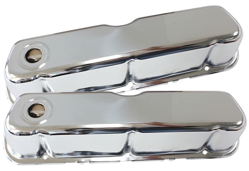 Aeroflow Performance Suit Ford 289-302-351 Windsor Without Aeroflow Logo Chrome Steel Valve Covers AF1821-5052 Autofit