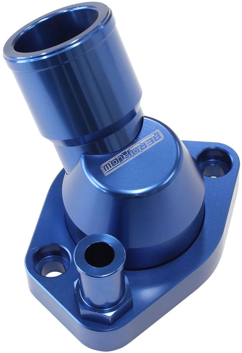 Aeroflow Performance Suit Ford 289-351W Billet 45° Swivel Thermostat Housing, Blue Finish AF64-2233 Autofit