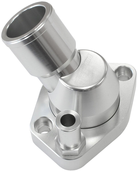 Aeroflow Performance Suit Ford 289-351W Billet 45° Swivel Thermostat Housing, Silver Finish AF64-2233S Autofit