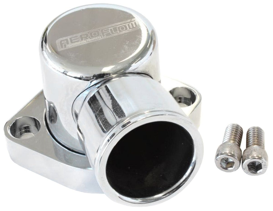 Aeroflow Performance Suit Ford 302-351C Billet 90° Thermostat Housing - Chrome AF64-2039C Autofit