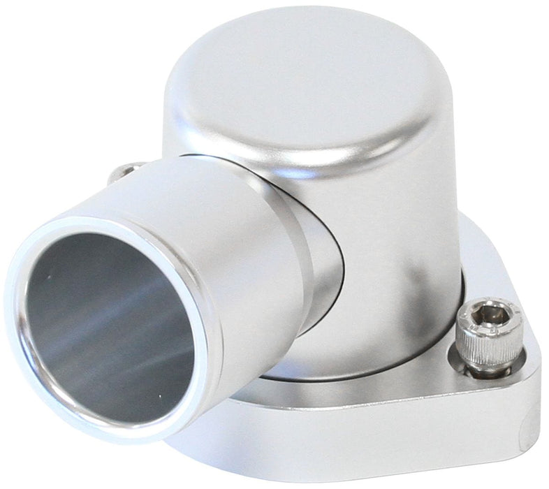 Aeroflow Performance Suit Ford 302-351C Billet 90° Thermostat Housing - Silver AF64-2039S Autofit