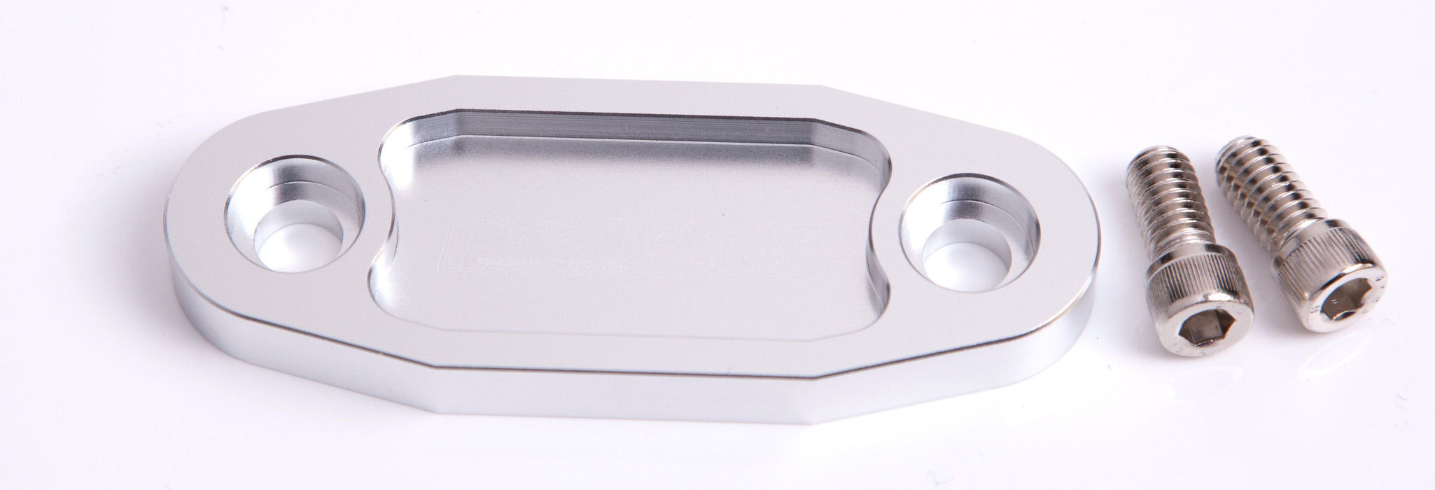 Aeroflow Performance Suit Ford 302-351C Billet Fuel Pump Block-Off Plate - Silver AF64-2020S Autofit