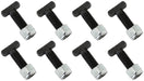 Aeroflow Performance Suit Ford 9", 3/8" x 1-1/2" Overall Length (8 Pack) Axle Housing T-Bolts & Nuts AF5072-1000 Autofit
