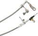 Aeroflow Performance Suit Ford C6 Transmission Kickdown Cable With Stainless Steel Cover & Chrome Ends AF72-7001 Autofit