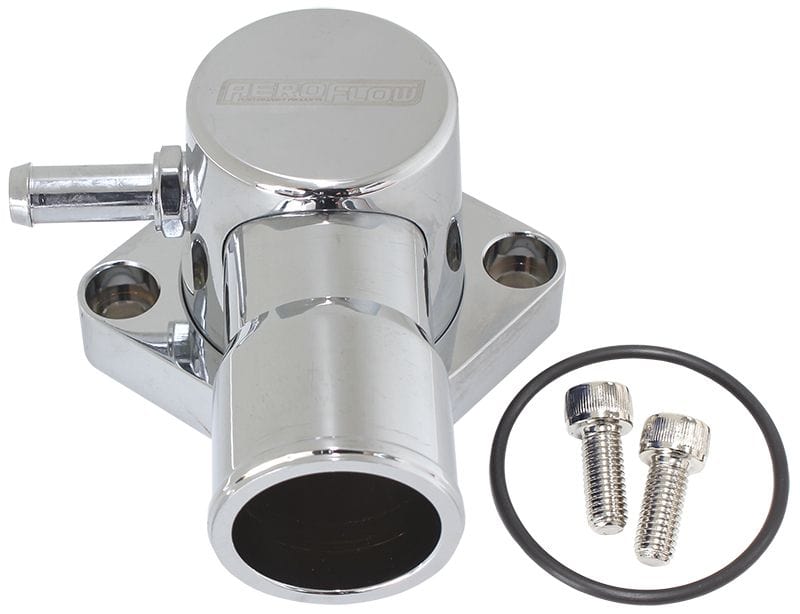 Aeroflow Performance Suit Ford Falcon EF-FG 6 Cyl. 2005-on Billet Aluminium Swivel Thermostat Housing - Chrome AF64-4036CH Autofit
