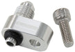 Aeroflow Performance Suit GM LS Series Engines, Each -4AN Water Cross-Over Adapter - Silver AF64-2186 Autofit