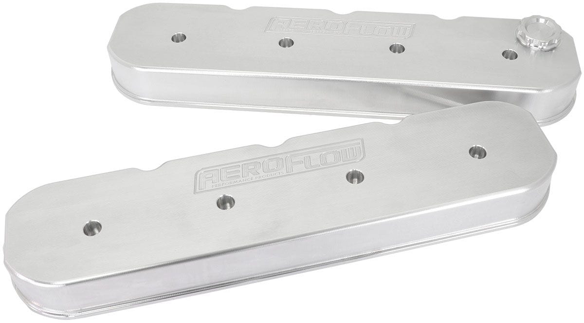 Aeroflow Performance Suit GM LS Series Engines. No Coil Mounts GM LS Billet Valve Cover Set, Raw Finish with Aeroflow Logo AF77-5010 Autofit