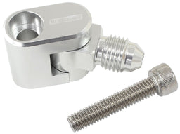 Aeroflow Performance Suit GM LS Series Engines with -4AN Swivel Male End Single Swivel Water Cross-Over Adapter - Silver AF64-2187 Autofit