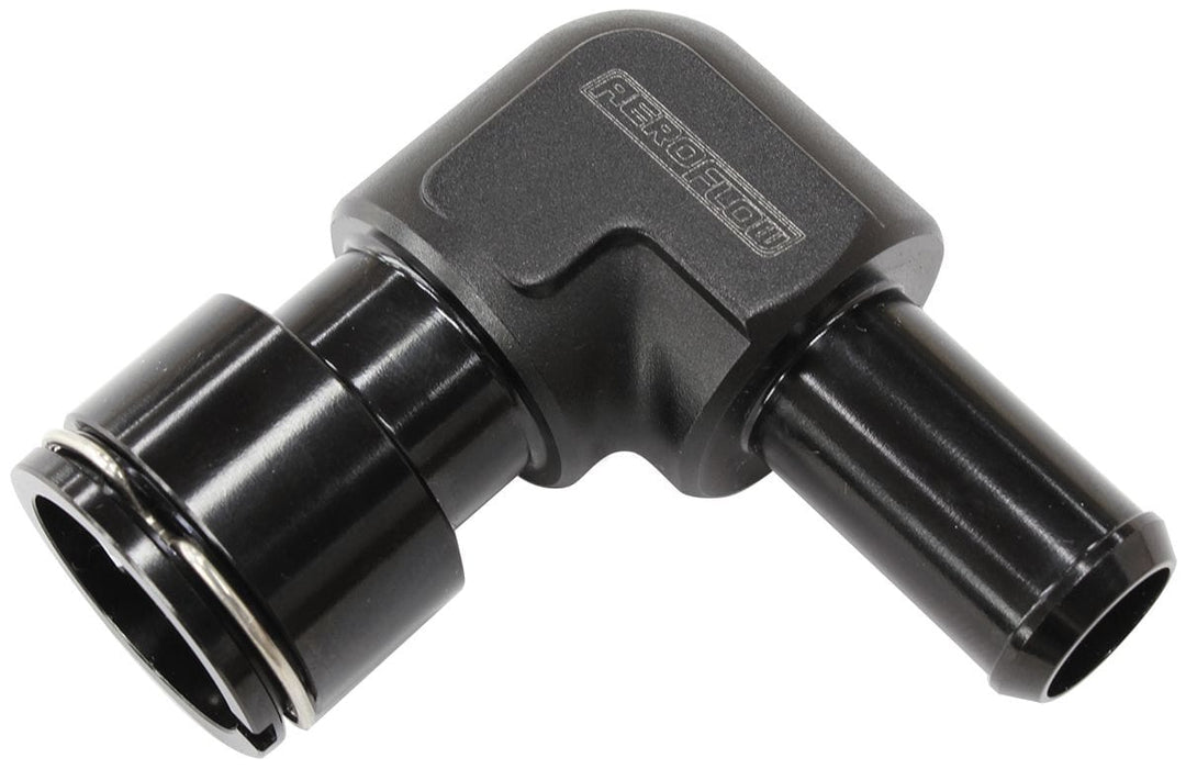 Aeroflow Performance Suit GM LSA Supercharged V8 90° to 5/8" Barb Clip-on Female Water Fitting AF50-1000 Autofit