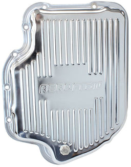 Aeroflow Performance Suit GM TH400, Deep Pan With Drain Plug Chrome Transmission Pan AF1825-3001 Autofit