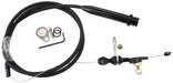 Aeroflow Performance Suit GM TH700 & Early 4L60E Transmission Kickdown Cable With Black Stainless Steel Cover & Black Ends AF72-7000BLK Autofit