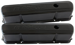 Aeroflow Performance Suit Holden 253-308 With Aeroflow Logo Black Steel Valve Covers AF1822-5004 Autofit