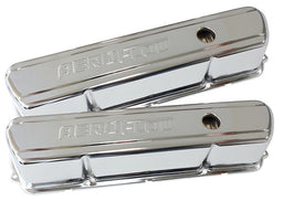 Aeroflow Performance Suit Holden 253-308 With Aeroflow Logo Chrome Steel Valve Covers AF1821-5004 Autofit