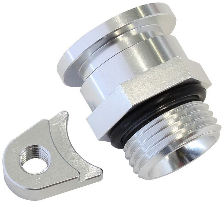 Aeroflow Performance Suit Holden V8 EFI, adapts Factory regulator to Aeroflow Fuel Rail Fuel Pressure Regulator Adapter - Silver AF64-2200S Autofit