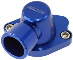 Aeroflow Performance Suit Holden V8 (Swivel. No Heater Outlet) Billet Thermostat Housing - Blue AF64-2056 Autofit