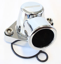Aeroflow Performance Suit Holden V8 (Swivel. No Heater Outlet) Billet Thermostat Housing - Chrome AF64-2056C Autofit