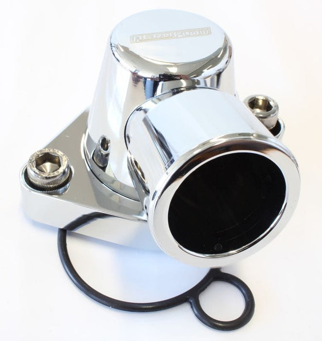 Aeroflow Performance Suit Holden V8 (Swivel. No Heater Outlet) Billet Thermostat Housing - Chrome AF64-2056C Autofit