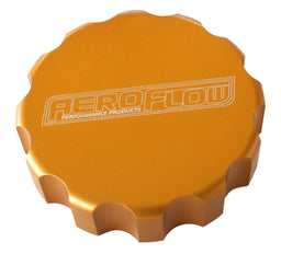 Aeroflow Performance Suit Large Cap, Gold Finish Billet Radiator Cap Cover AF463-0042G Autofit