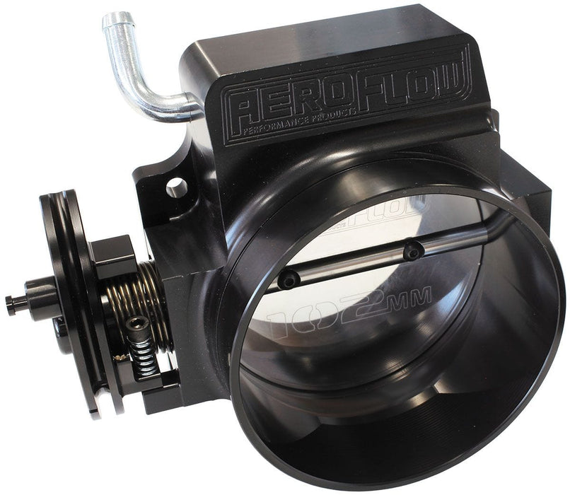 Aeroflow Performance Suit LSX Manifolds or LS Manifolds with the use of an Adapter Plate Billet 102mm Throttle Body (Black Finish) AF64-2070BLK Autofit