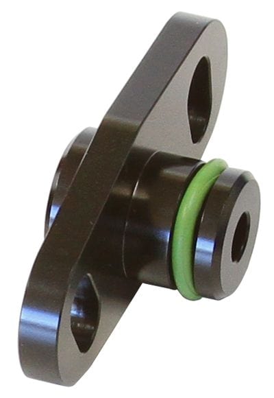 Aeroflow Performance Suit Mitsubishi 16mm Seal & 37-40mm Centres Fuel Rail Adapter (Black) AF64-2066BLK Autofit