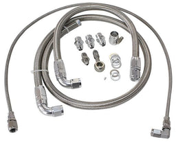 Aeroflow Performance Suit Nissan SR20 S13 Turbo Oil & Water Feed Line Kit AF30-1001 Autofit