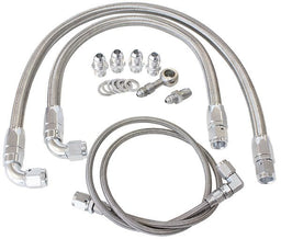 Aeroflow Performance Suit Nissan SR20 S14 and S15 Turbo Oil & Water Feed Line Kit AF30-1002 Autofit