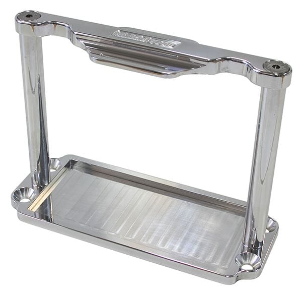 Aeroflow Performance Suit Odyssey ODPC680 battery, Polished finish Billet Aluminium Battery Trays AF64-2100 Autofit