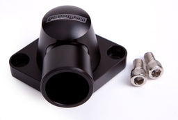 Aeroflow Performance Suit SB, BB Chevy, (Swivel) Billet Thermostat Housing - Black AF64-2034BLK Autofit